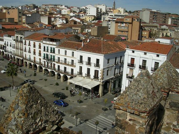 plaza mayor de caceres