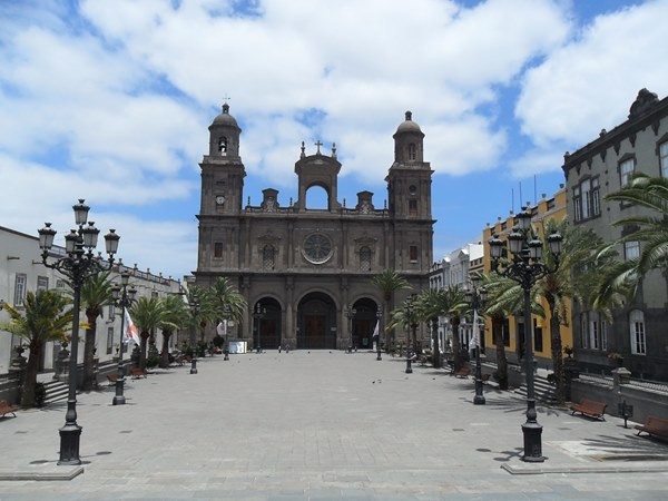 plaza mayor de santa ana de las palmas de gran canaria