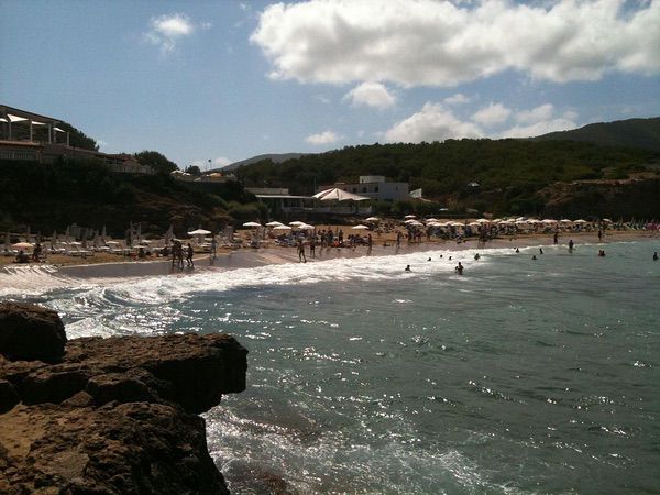 Playa cala de S Aigua Blanca