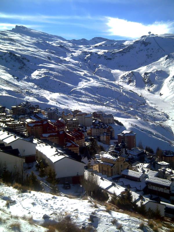 estacion de esqui y montana de sierra nevada