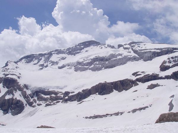 glaciar del monte perdido